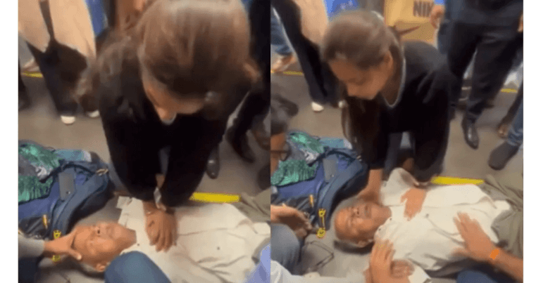 એરપોર્ટ પર એક વૃદ્ધને હાર્ટ એટેક આવ્યો, દેવદૂત બનીને આવેલી લેડી ડોક્ટરે બચાવ્યો જીવ, જુઓ વિડિયો Untitled 4