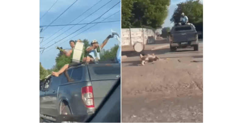 Funny Video: કારની છત પર એક વ્યક્તિ ડ્રમ વગાડવા હતો, તો રડતો લોકો પણ હસવા લાગ્યો. વિડિઓ જુઓ funny video