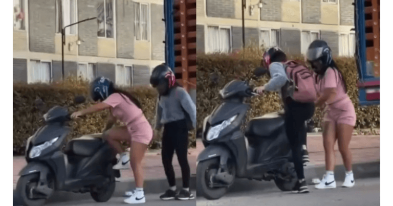 સ્કૂટર સ્ટાર્ટ કરતી વખતે યુવતીઓએ કર્યું આવું કઈક, વીડિયો થયો વાયરલ? લોકો પણ મજા કરી રહ્યા છે Untitled 48