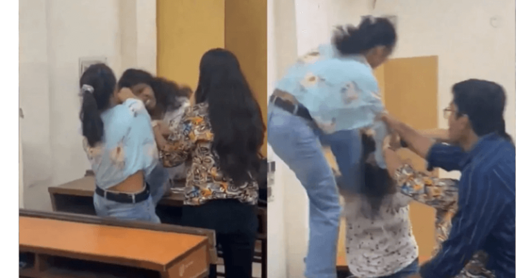 ક્લાસ રૂમમાં બે છોકરીઓ વચ્ચે ઉગ્ર બોલાચાલી, લડાઈનો વીડિયો વાયરલ થઈ રહ્યો છે Untitled 16