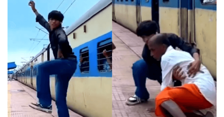 રીલ બનાવતી વખતે એક છોકરાએ બચાવ્યો વૃદ્ધનો જીવ, કેવી રીતે જુઓ વીડિયો. Untitled 19