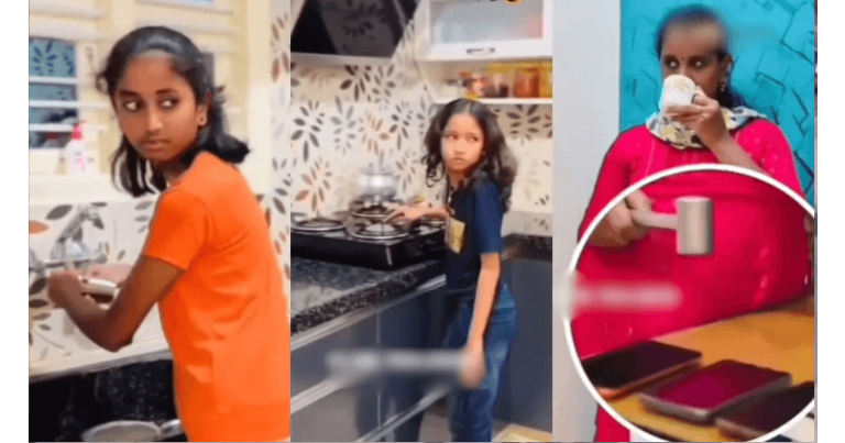 માતાએ પોતાના બાળકોને કામ કરાવવા માટે શોધી કાઢ્યો અનોખો રસ્તો, વીડિયો જોઈને તમે પણ ચોંકી જશો. Untitled 87