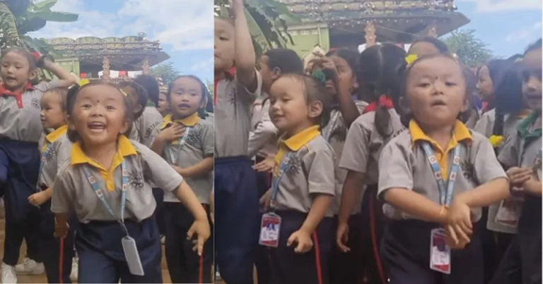 નેપાળી ગીત પર સ્કૂલ યુનિફોર્મ પહેરી બાળકીએ કર્યો ક્યૂટ ડાન્સ, વીડિયો થયો વાયરલ Untitled 22