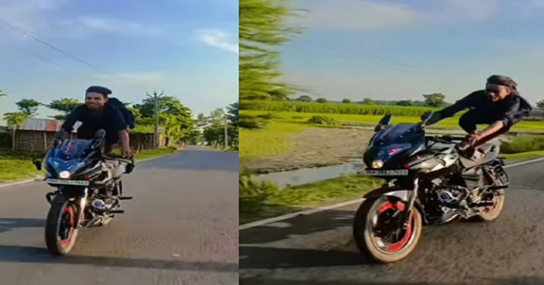 યુવકને રીલ બનાવવી ભારે પડી..! બાઈક પર જીવના જોખમે સ્ટંટ કરતા થઈ આ હાલત, જુઓ વીડિયો.. Untitled 49