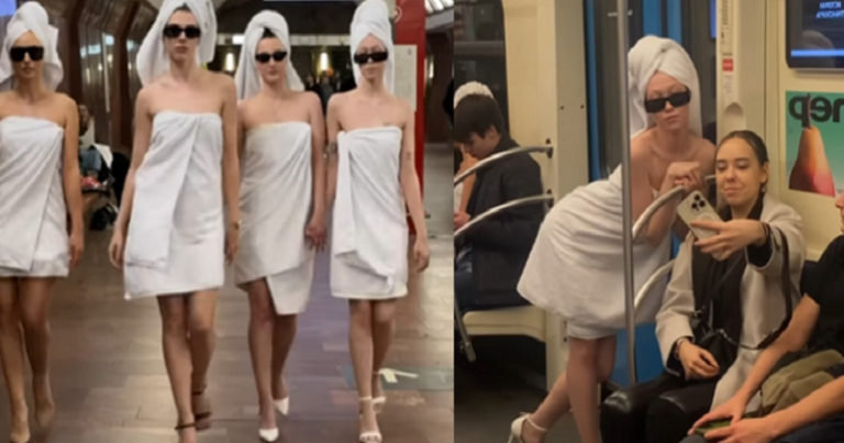 ટુવાલ લપેટીને મેટ્રોમાં ચઢી નખરાળી છોકરીઓ, કરી એવી હરકત કે લોકો શરમાયા, વીડિયો… Untitled 14