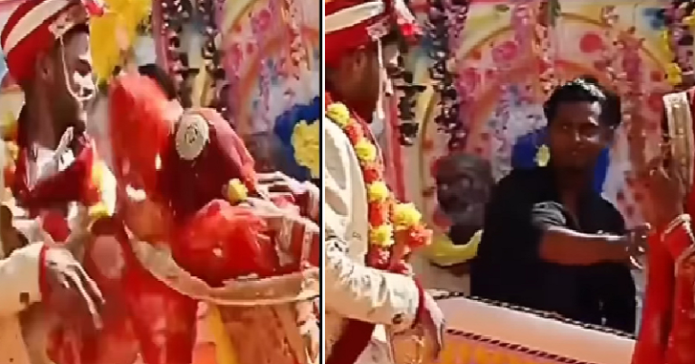 લગ્ન પહેલા જ લડાઈ.! પહેલા વરમાળા પહેરાવી પછી કરી દુલ્હા પર દુલ્હને લાફાવાળી, વીડિયો વાયરલ… Untitled 26