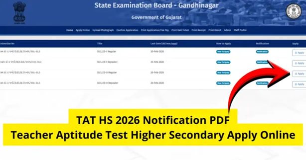 TAT Higher Secondary 2026