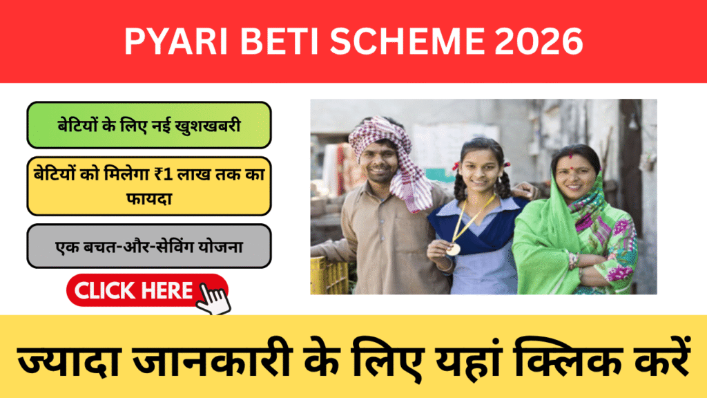 Pyari Beti Yojana 2026