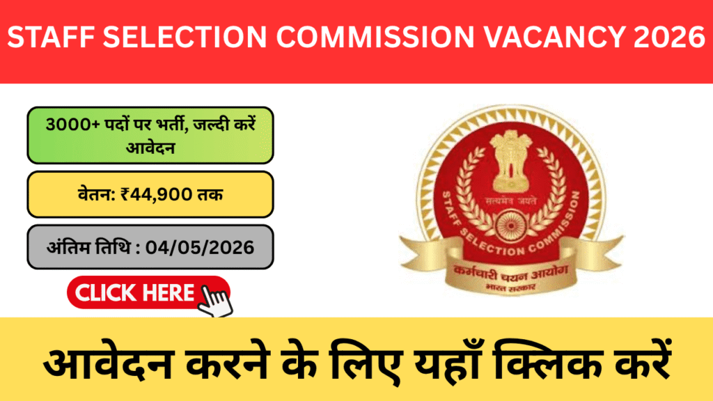 SSC Selection Post 2026