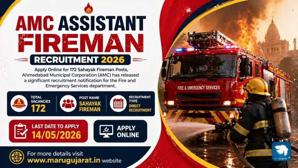 AMC Sahayak Fireman Recruitment 2026
