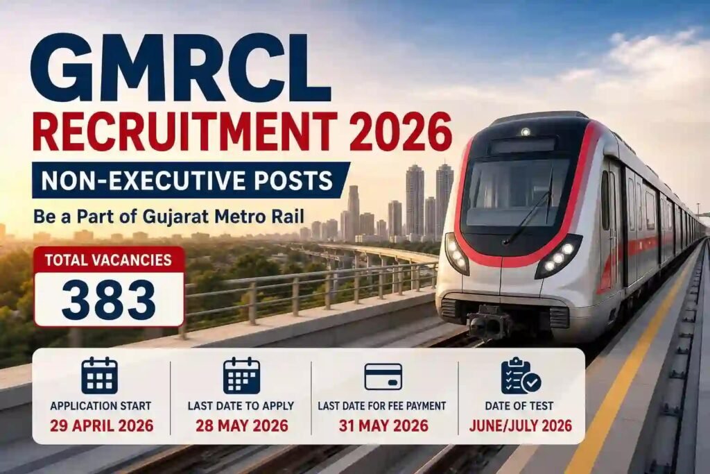Gujarat Metro Recruitment 2026