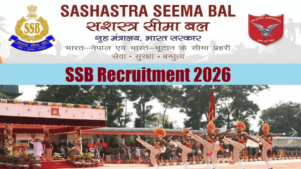 SSB Sports Quota Bharti 2026