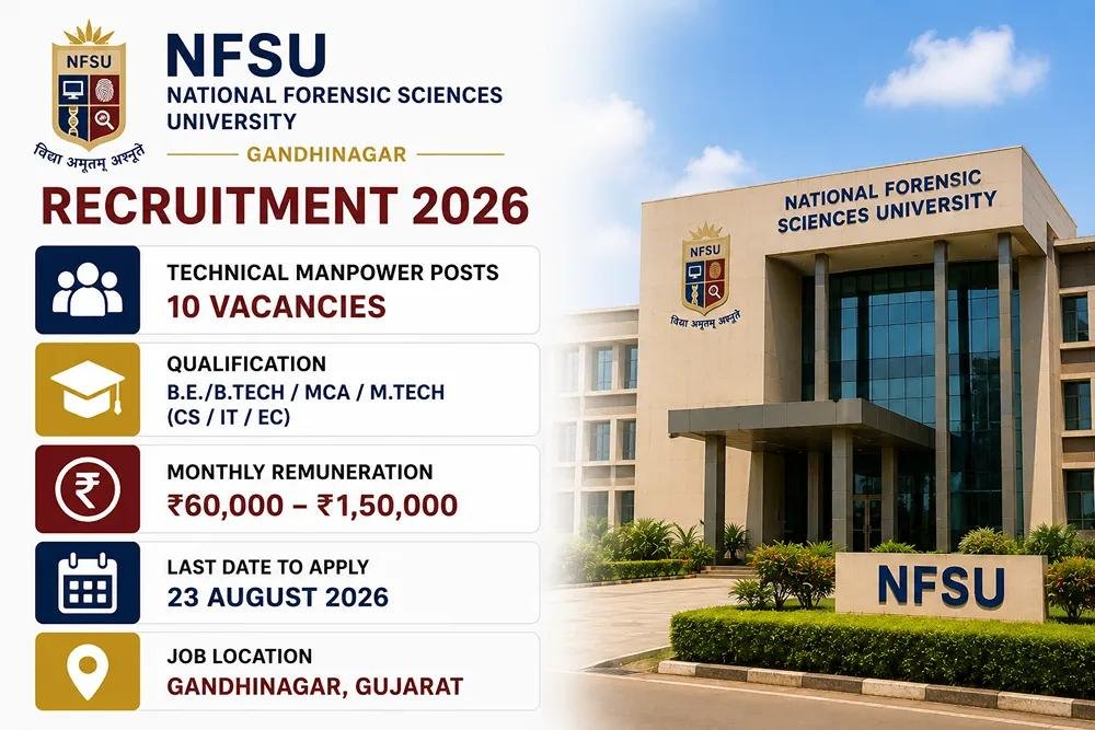 NFSU Recruitment 2026