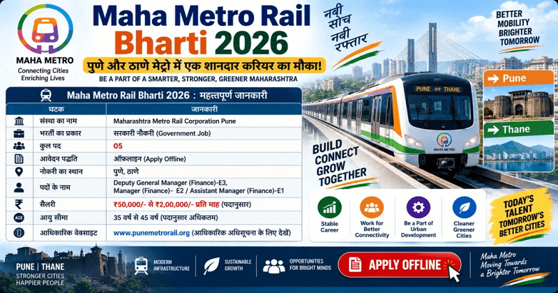Maha Metro Rail Bharti 2026