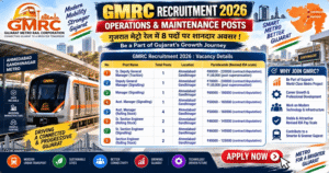 Gujarat Metro Rail Corporation Limited Recruitment